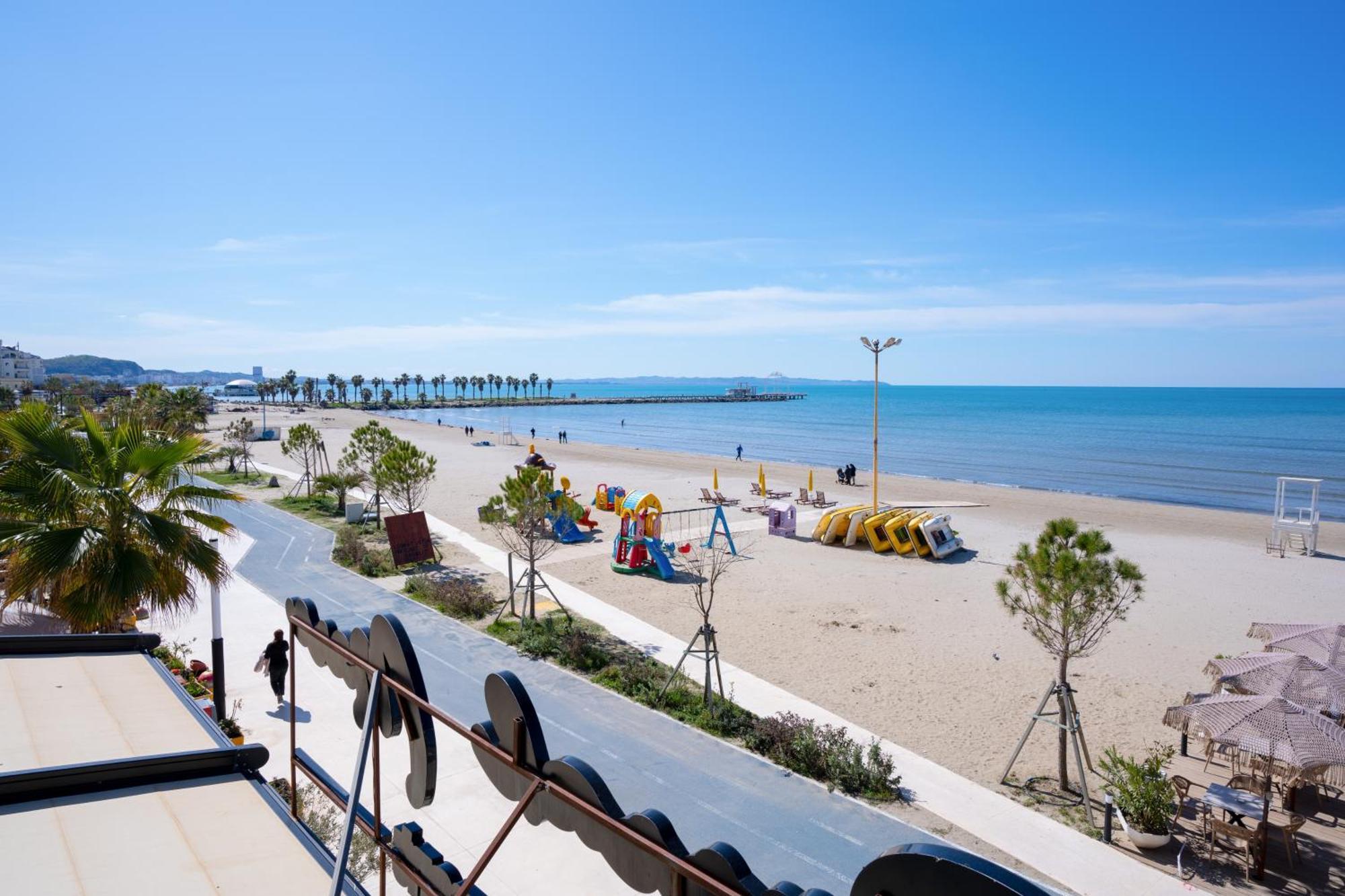 Sea View-Apartment On The Beach - Durrs2 ドゥラス エクステリア 写真